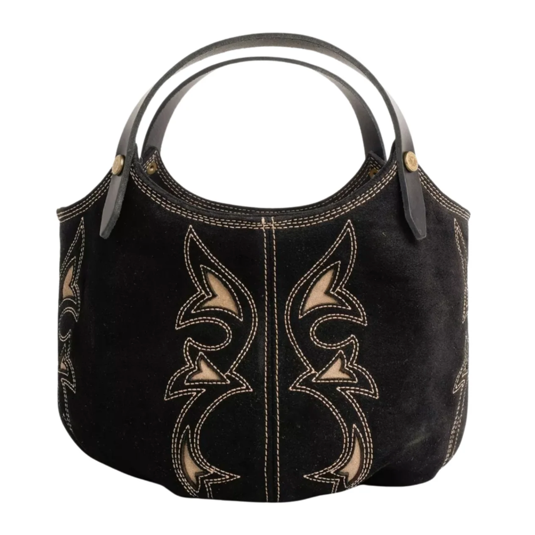 PENELOPE CHILVERS Mini Pillow Paloma Bag In Black And Taupe BLACK/TAUPE