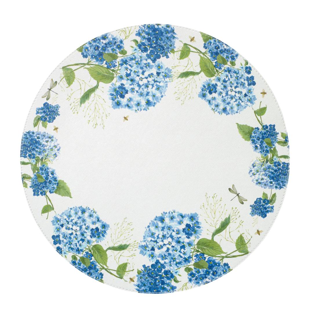 BODRUM Hydrangea Round Placemat Default Title