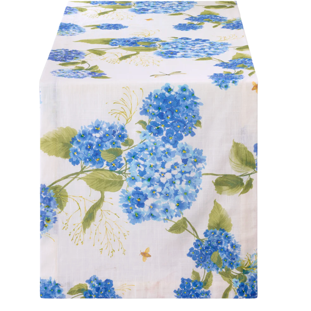 BODRUM Hydrangea Blue Tablerunner Default Title