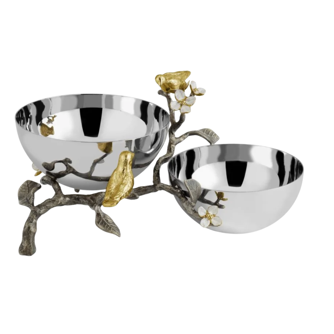 MICHAEL ARAM Lovebirds Double Dish Default Title