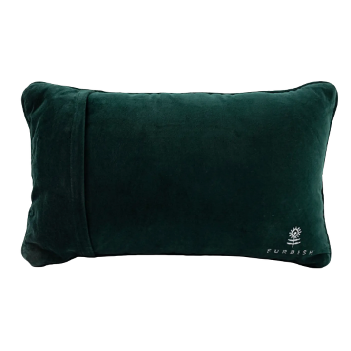 FURBISH STUDIO Tinsel In A Tangle Needlepoint Pillow