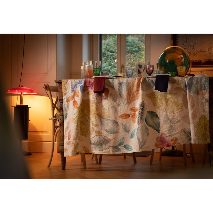 TESSITURA TOSCANA Foilage Cream Tablecloth