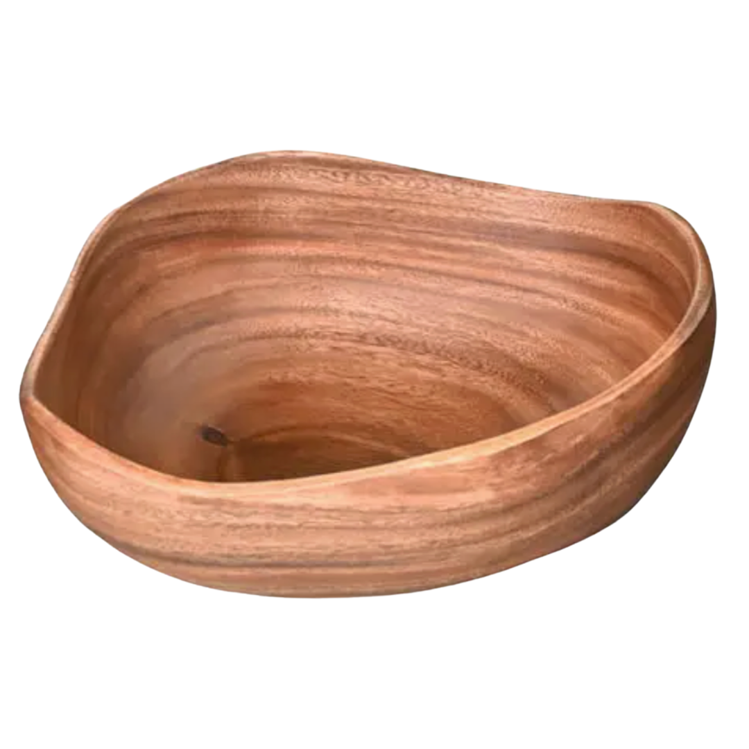 PACIFIC MERCHANTS Acaciaware Rustic Wood Bowl Default Title