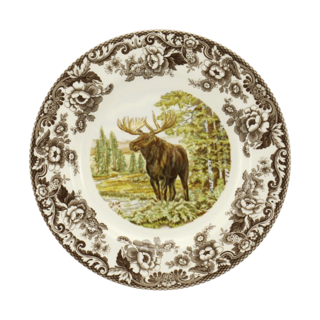 SPODE Woodland Moose Salad Plate Default Title