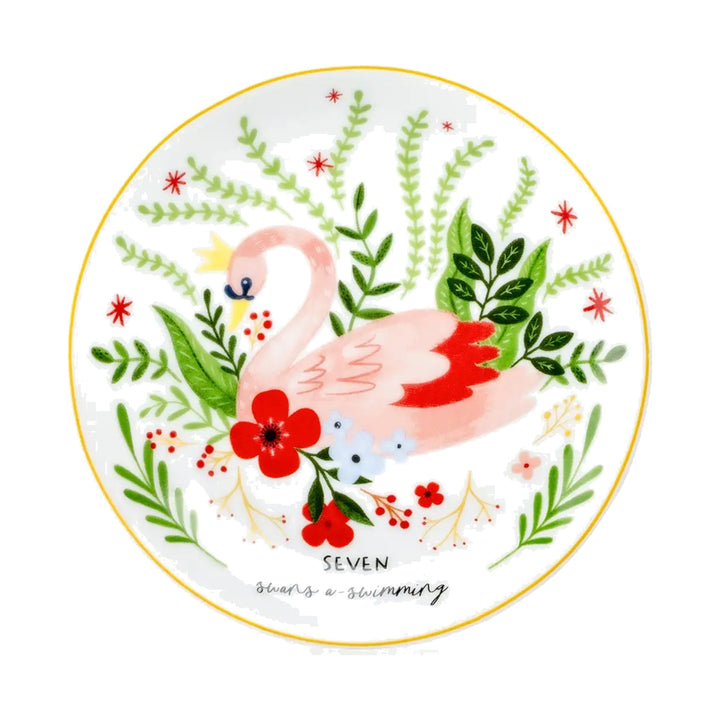 GRACE TEAWARE 12 Days of Christmas Appetizer Plate