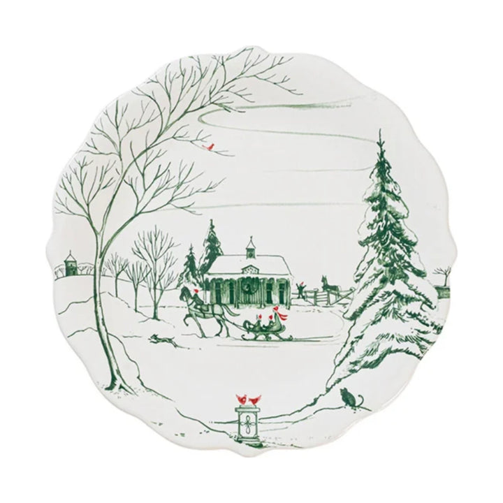 JULISKA Individually Sold Country Estate Winter Frolic Evergreen Party Plate