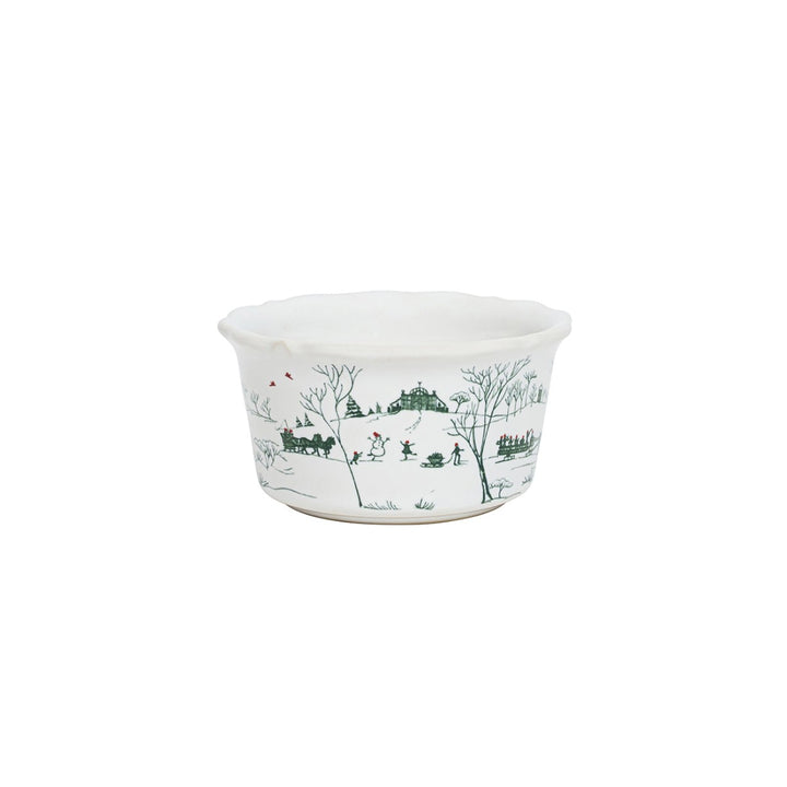 JULISKA Country Estate Winter Frolic Evergreen Ramekin Default Title