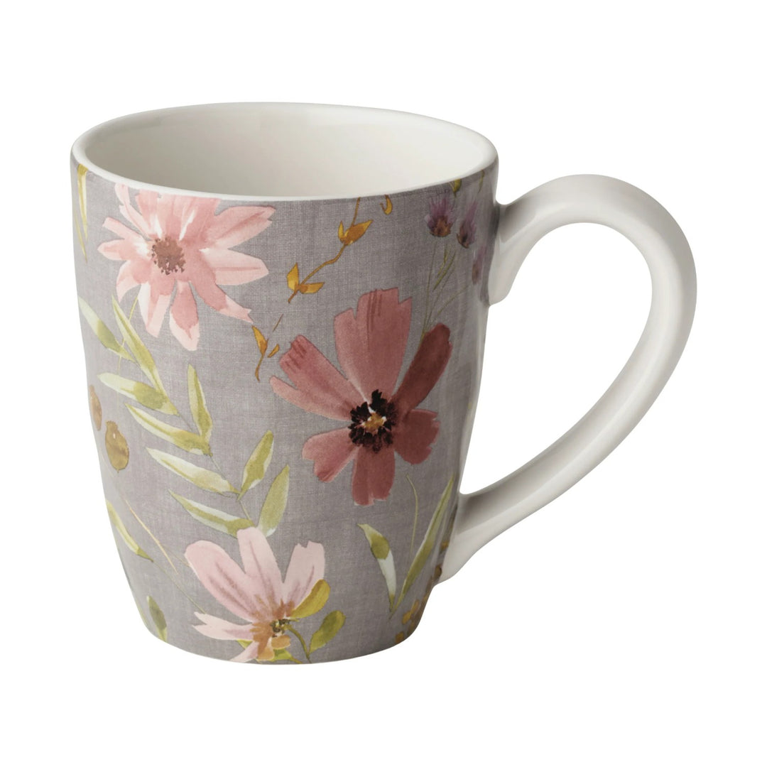 CERTIFIED INTERNATIONAL Wildflower Mug in Gray