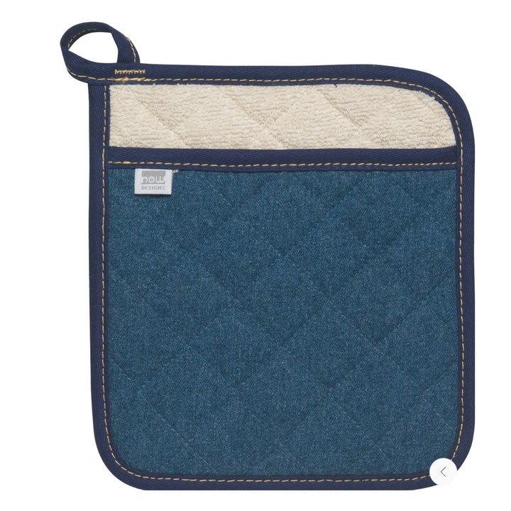 NOW DESIGNS Superior Denium Potholder