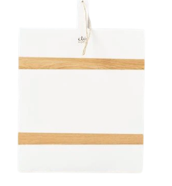 ETUHOME White Modern Small Rectangular Charcuterie Board Default Title