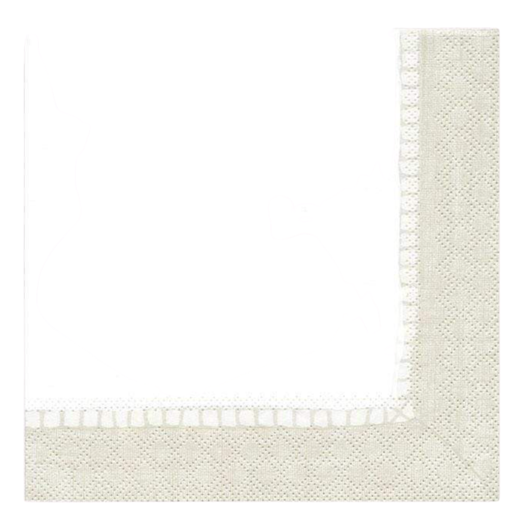 CASPARI Paper Cocktail Natural Linen Napkins Default Title
