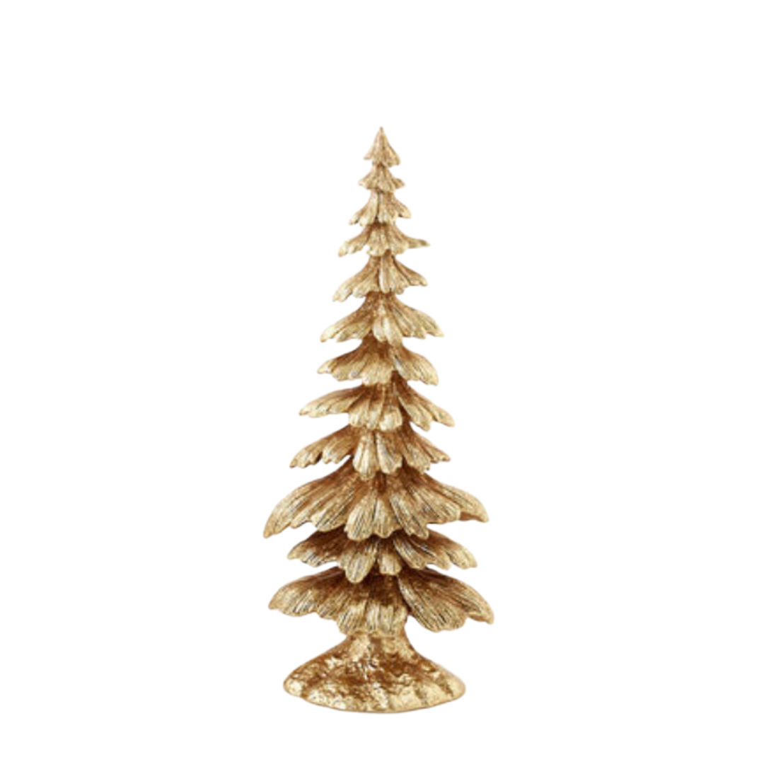 180 DEGREES Gold Resin Christmas Tree Default Title