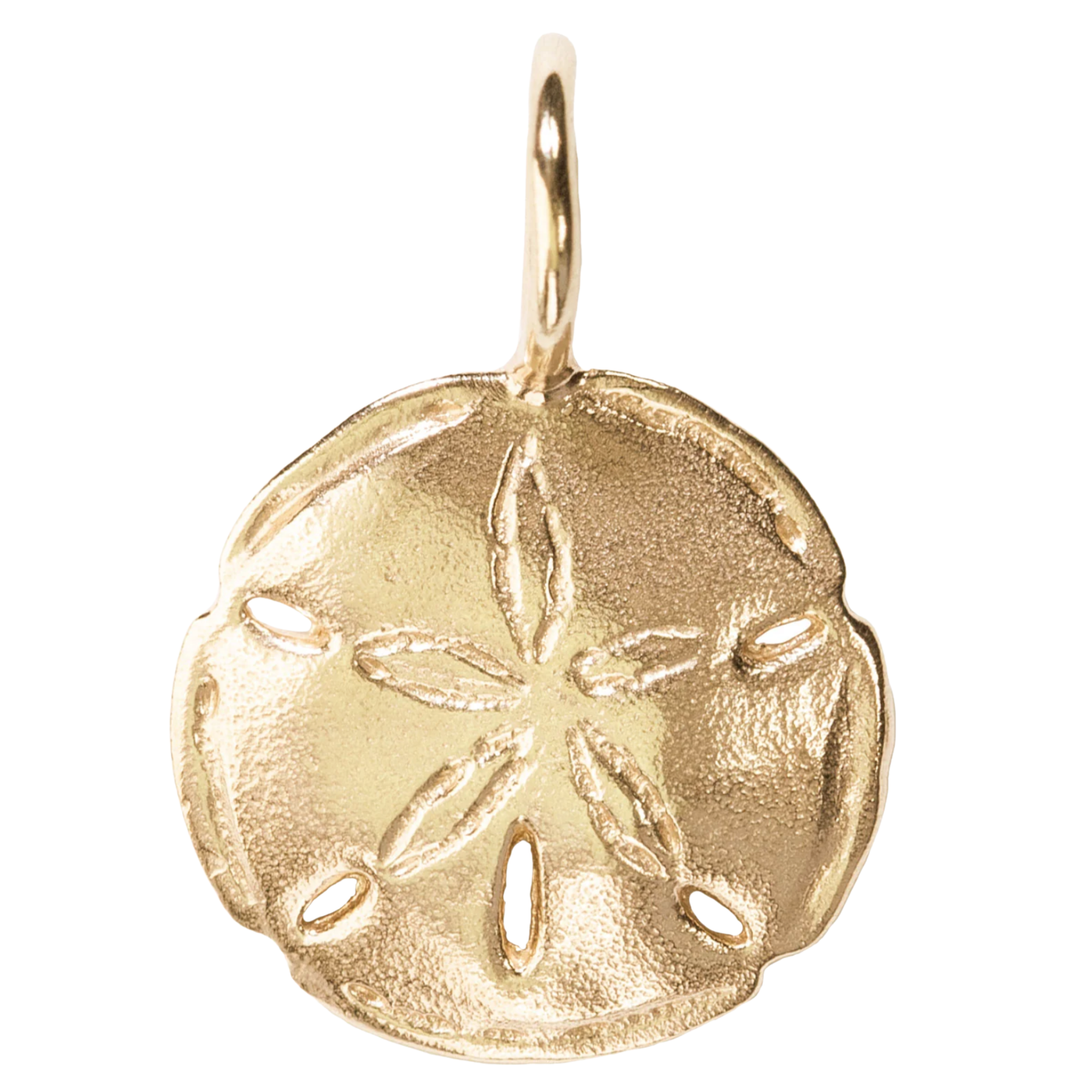 HEATHER B. MOORE Yellow Gold Pantina Sand Dollar Charm Default Title