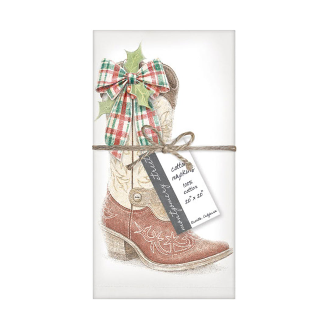 MARY LAKE THOMPSON Christmas Boot Casual Napkin Set Default Title