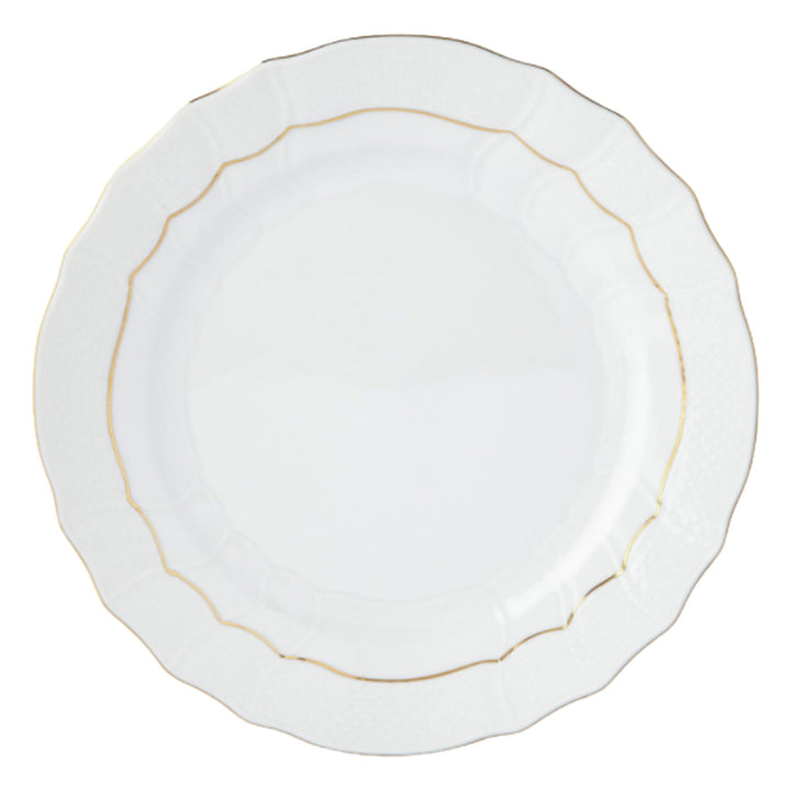 HEREND Golden Edge Dessert Plate