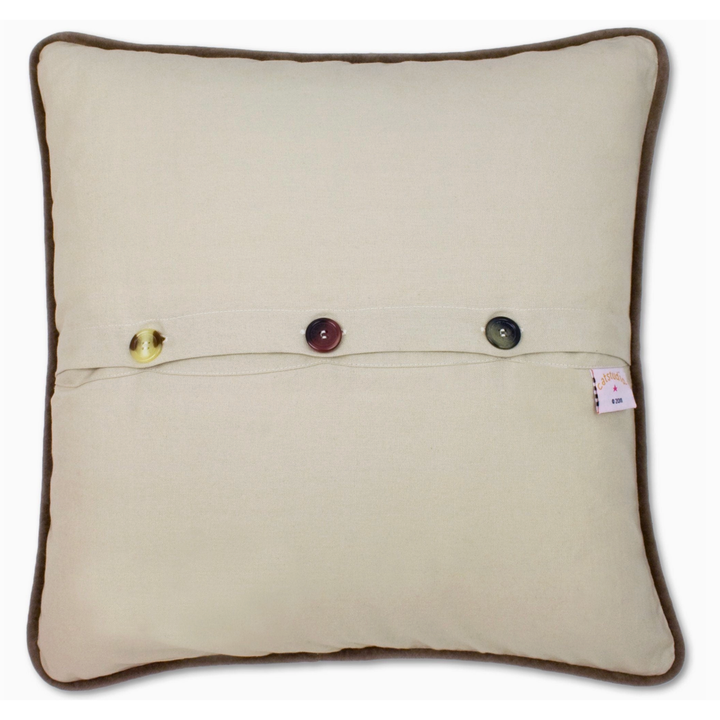 CATSTUDIO Grand Teton Hand Embroidered Pillow