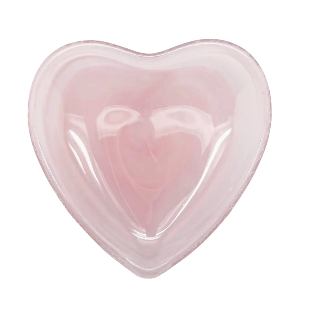 MARIPOSA Alabaster Pink Heart Plate Default Title