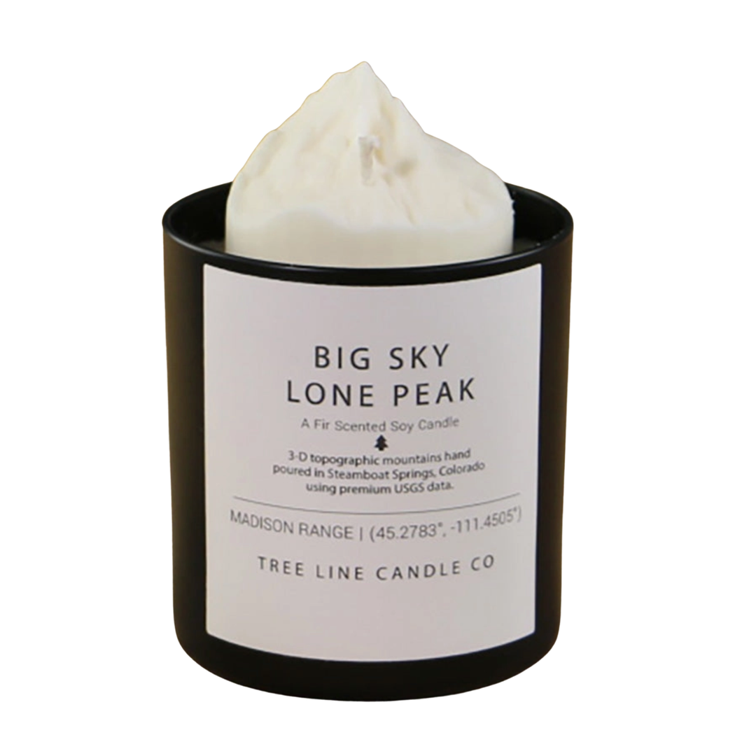 TREE LINE CANDLE CO Big Sky Lone Peak Wildflower Candle Default Title