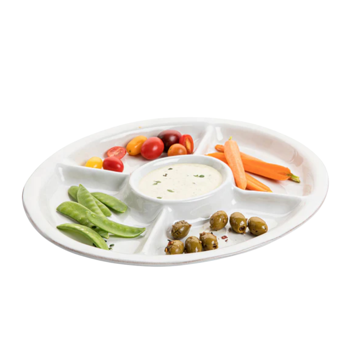 JULISKA Puro Whitewash Crudite Platter