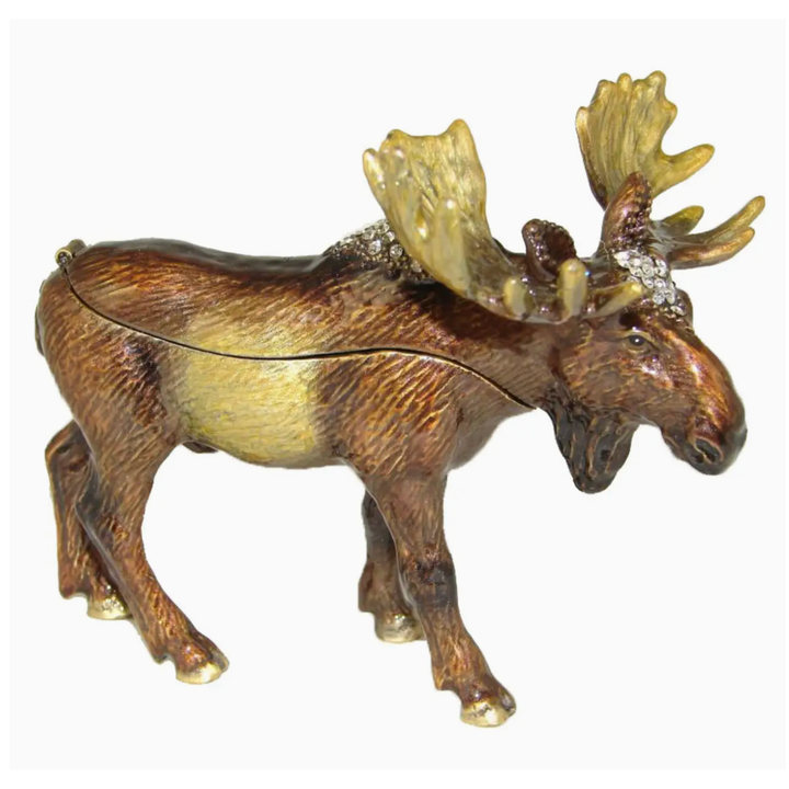 SEA CREATIONS Jeweled Small Moose Box