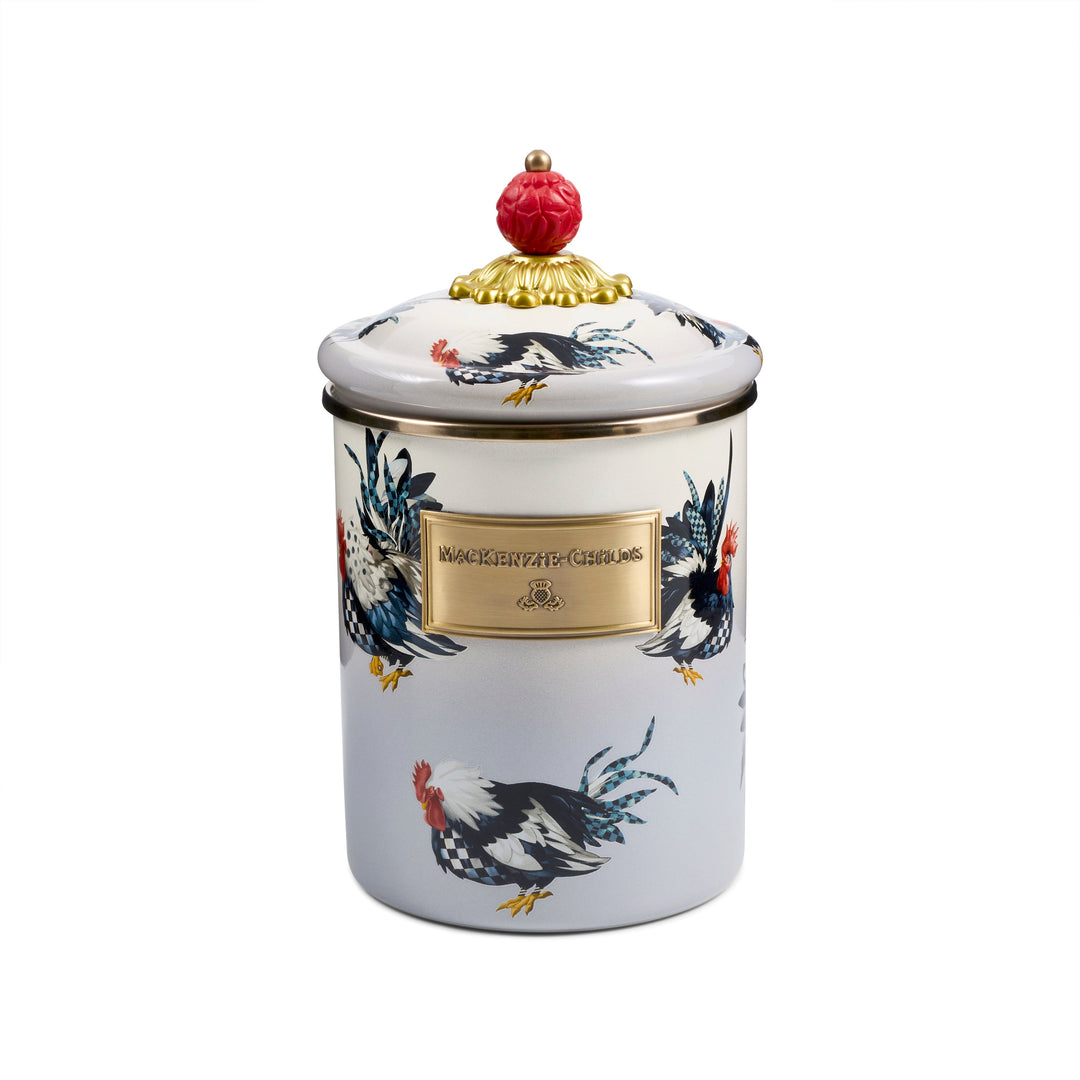 MACKENZIE CHILDS Henhouse Canister Medium