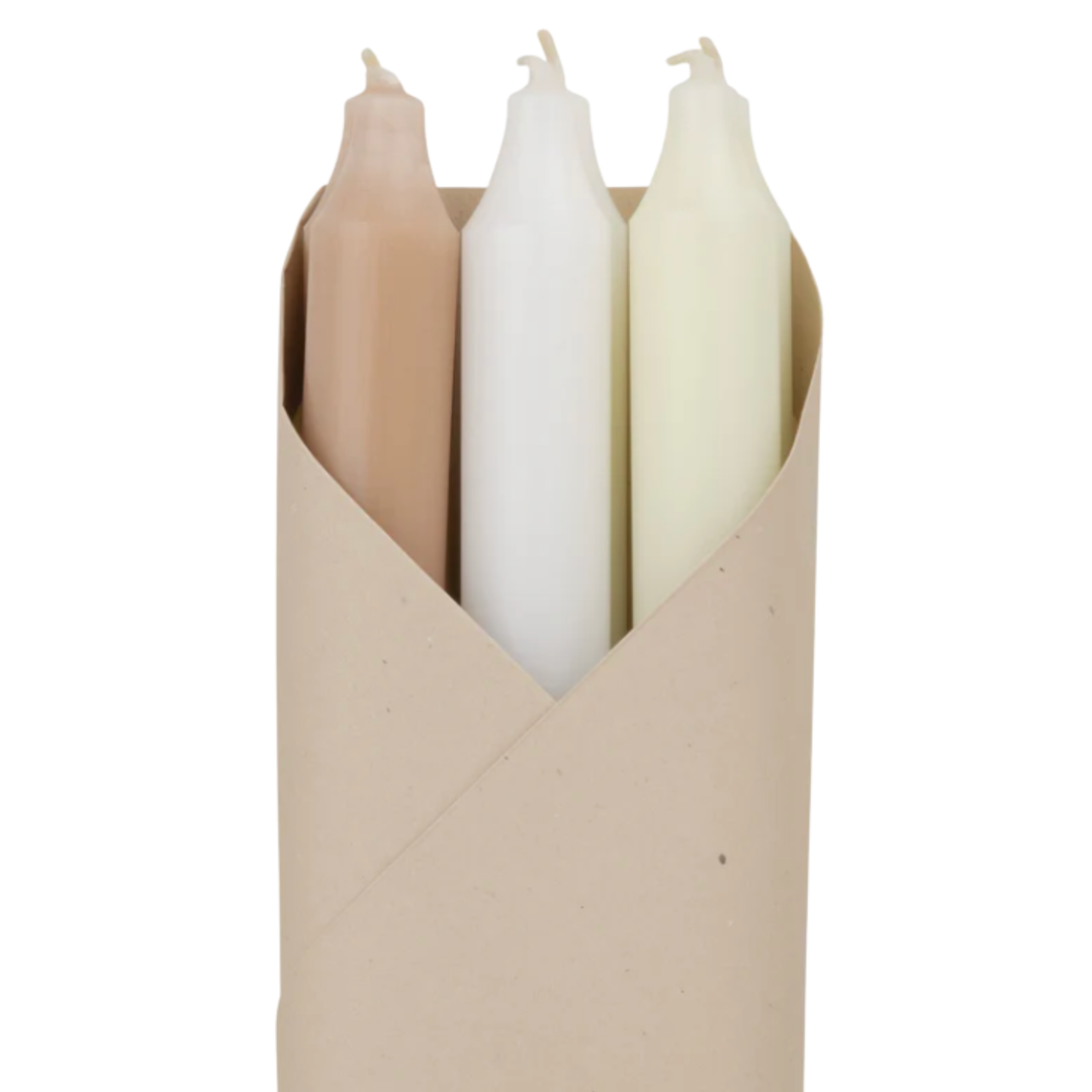 NORTHERN LIGHTS Linen Closet Taper Candles Set Of 6 Default Title