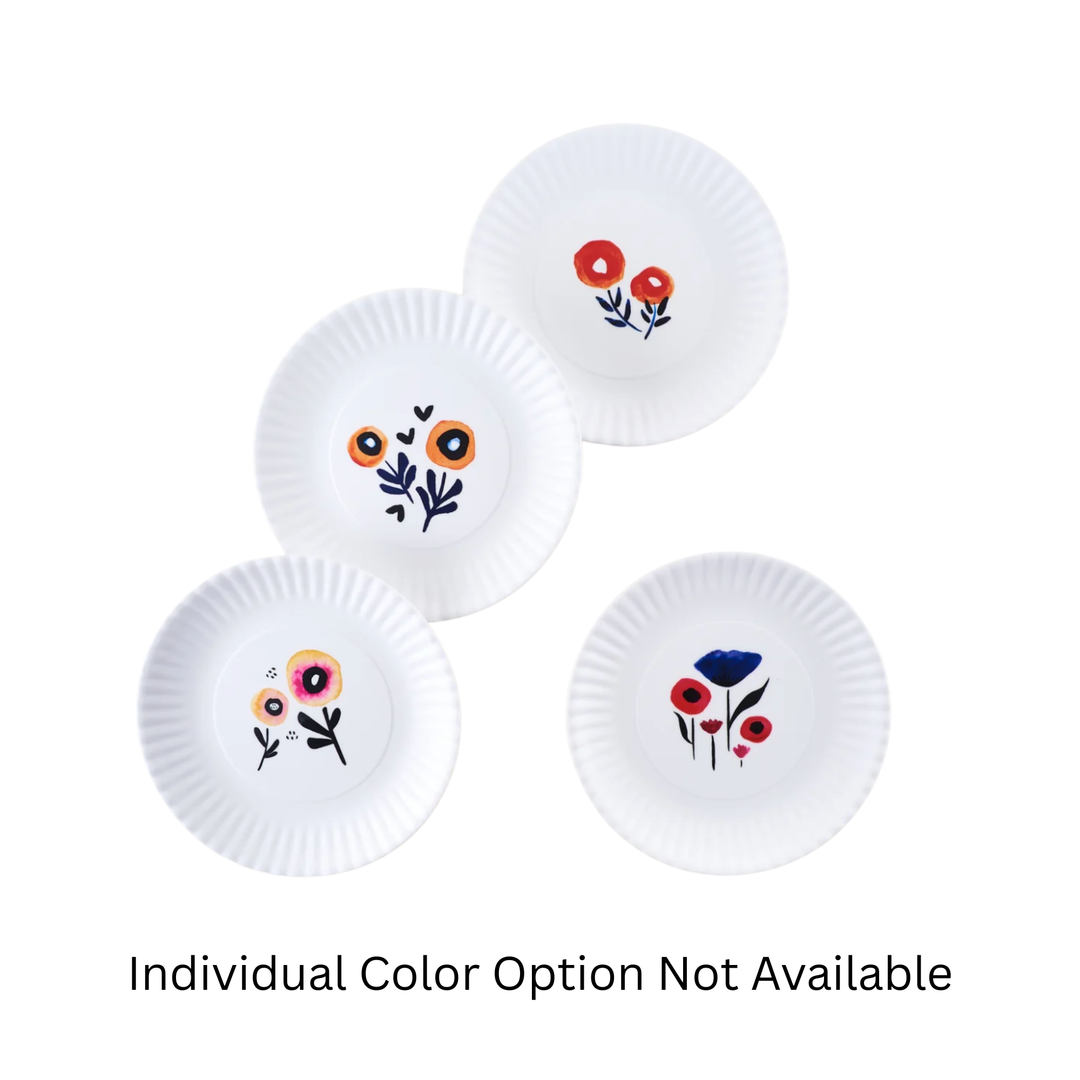 180 DEGREES Poppy Melamine Plate