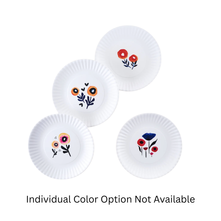 180 DEGREES Poppy Melamine Plate