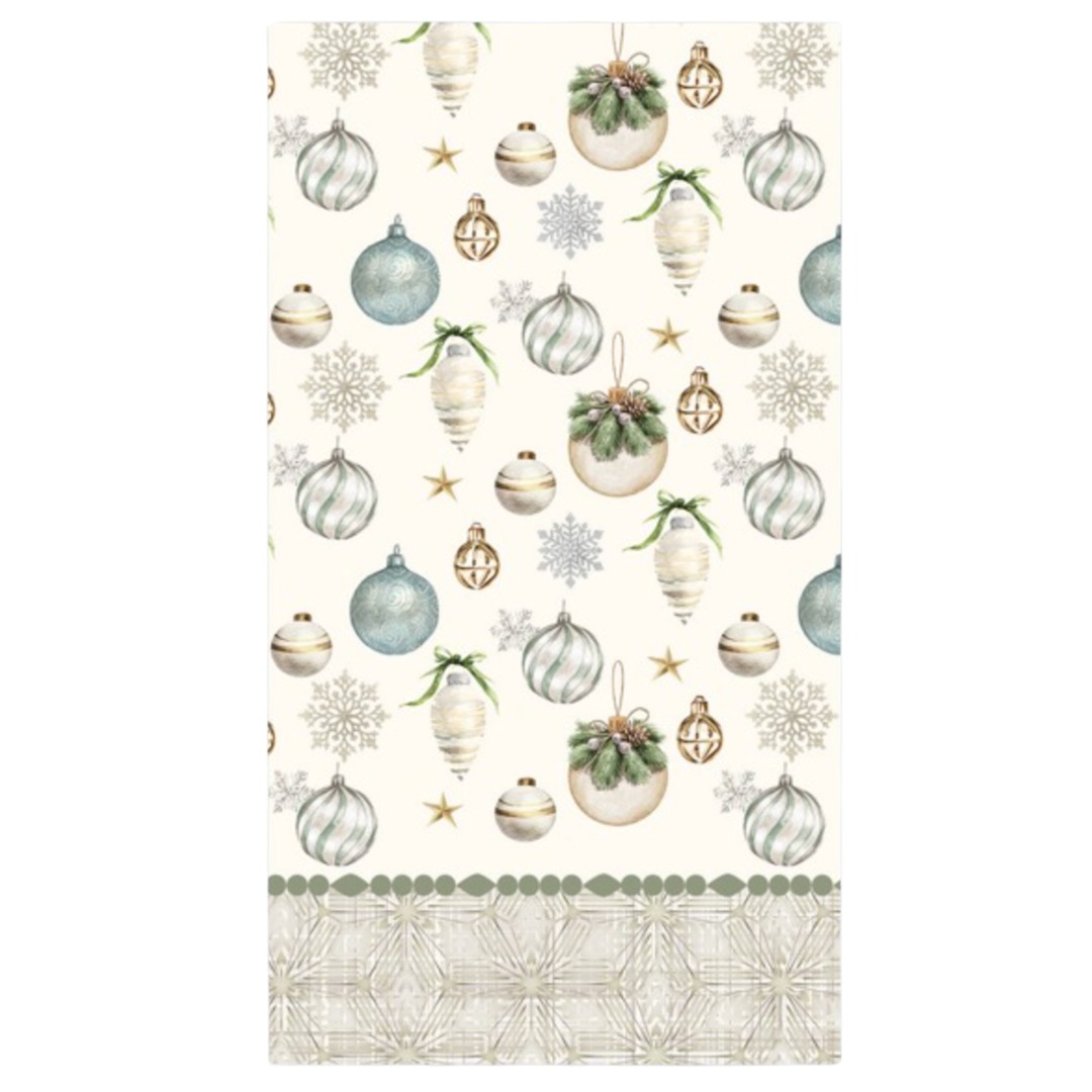 MICHEL DESIGN Paper Peace On Earth Hostess Napkin Default Title