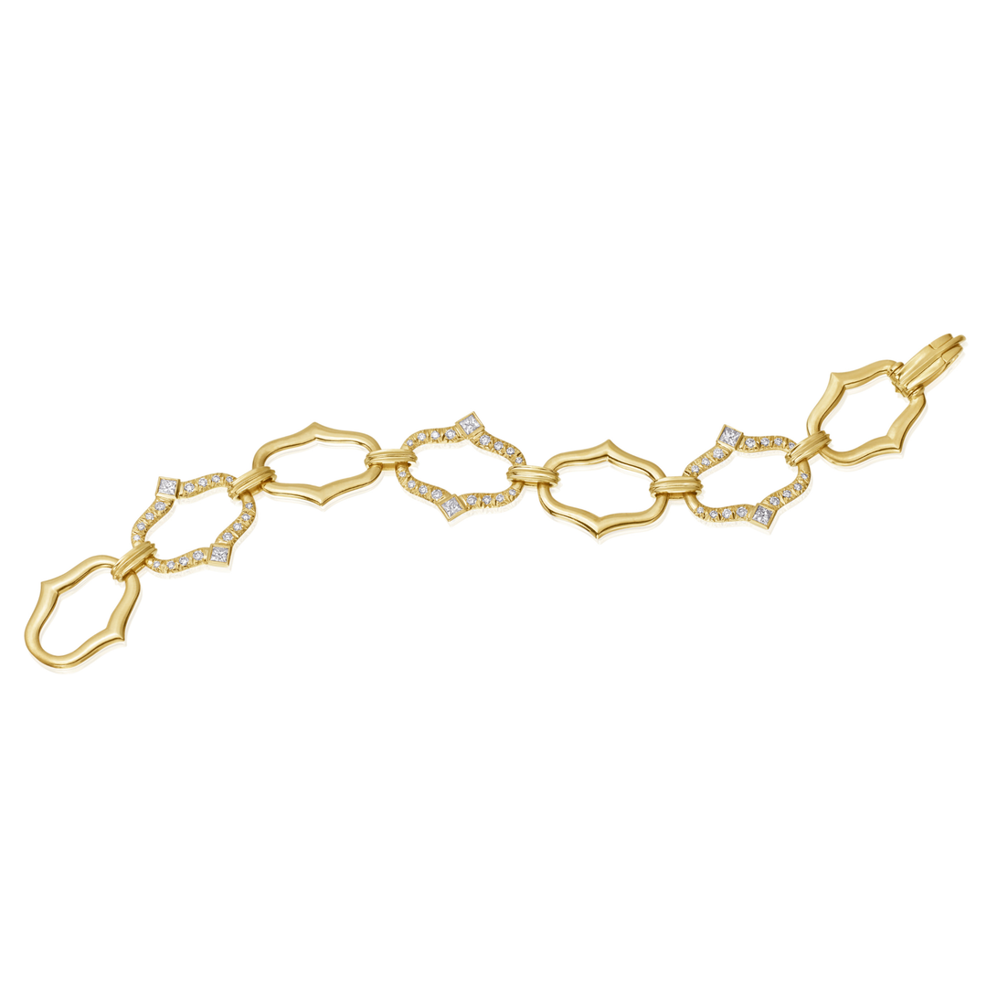 GUMUCHIAN 18K Yellow Gold Secret Garden Diamond Bracelet Default Title