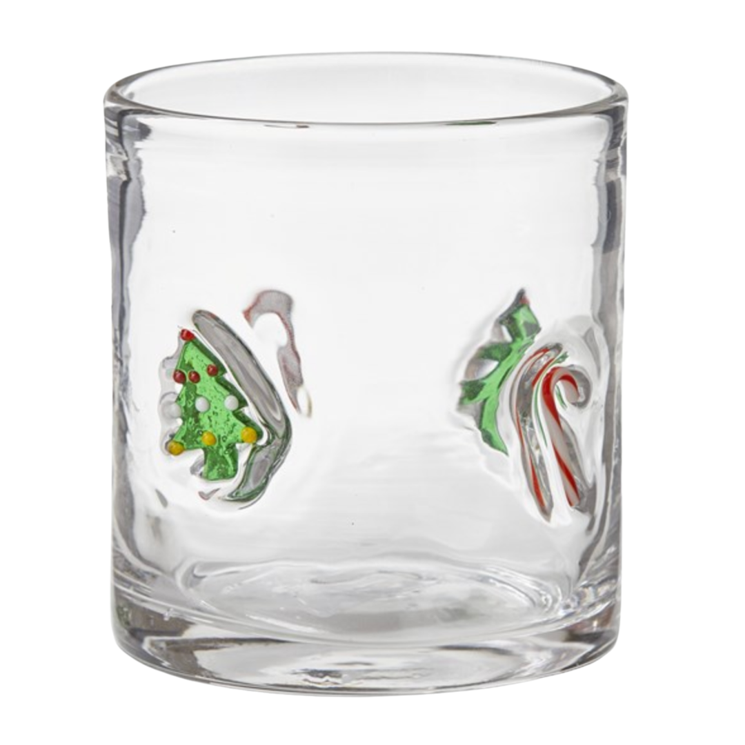 TAG Christmas Tree With Candy Canes Glass Default Title