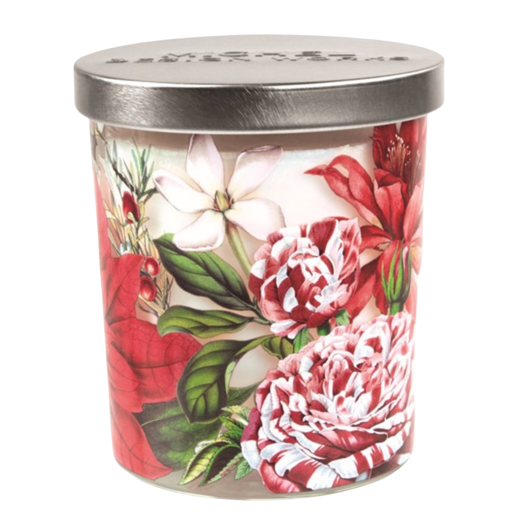 MICHEL DESIGN Christmas Bouquet Candle Jar With Lid Default Title