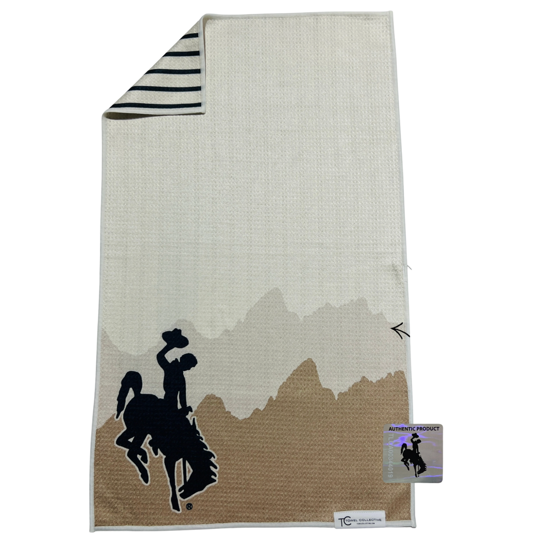 TOWEL COLLECTIVE Neutral Cowboy Waffle Weave Microfiber Kitchen Towel