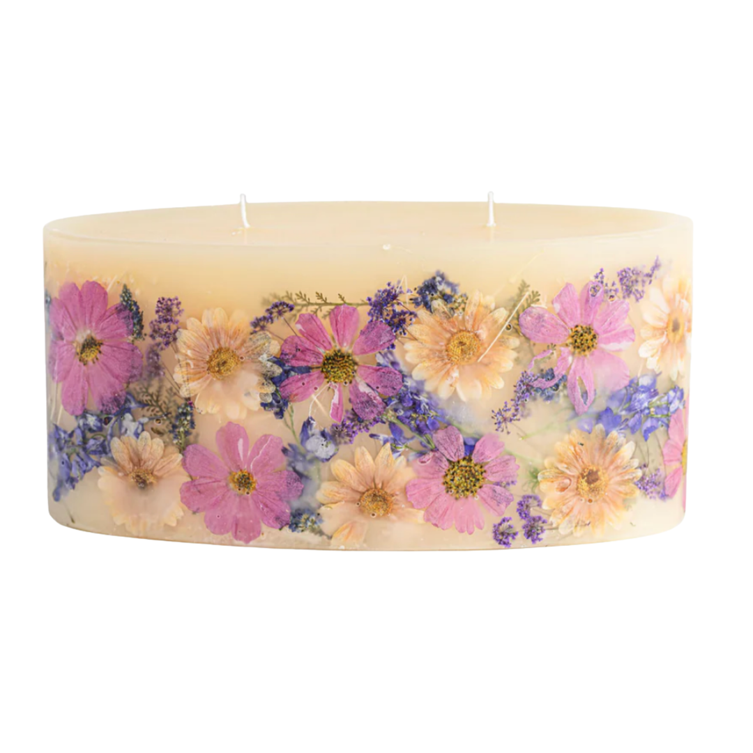 ROSY RINGS Roman Lavender Statement Botanical Candle Default Title