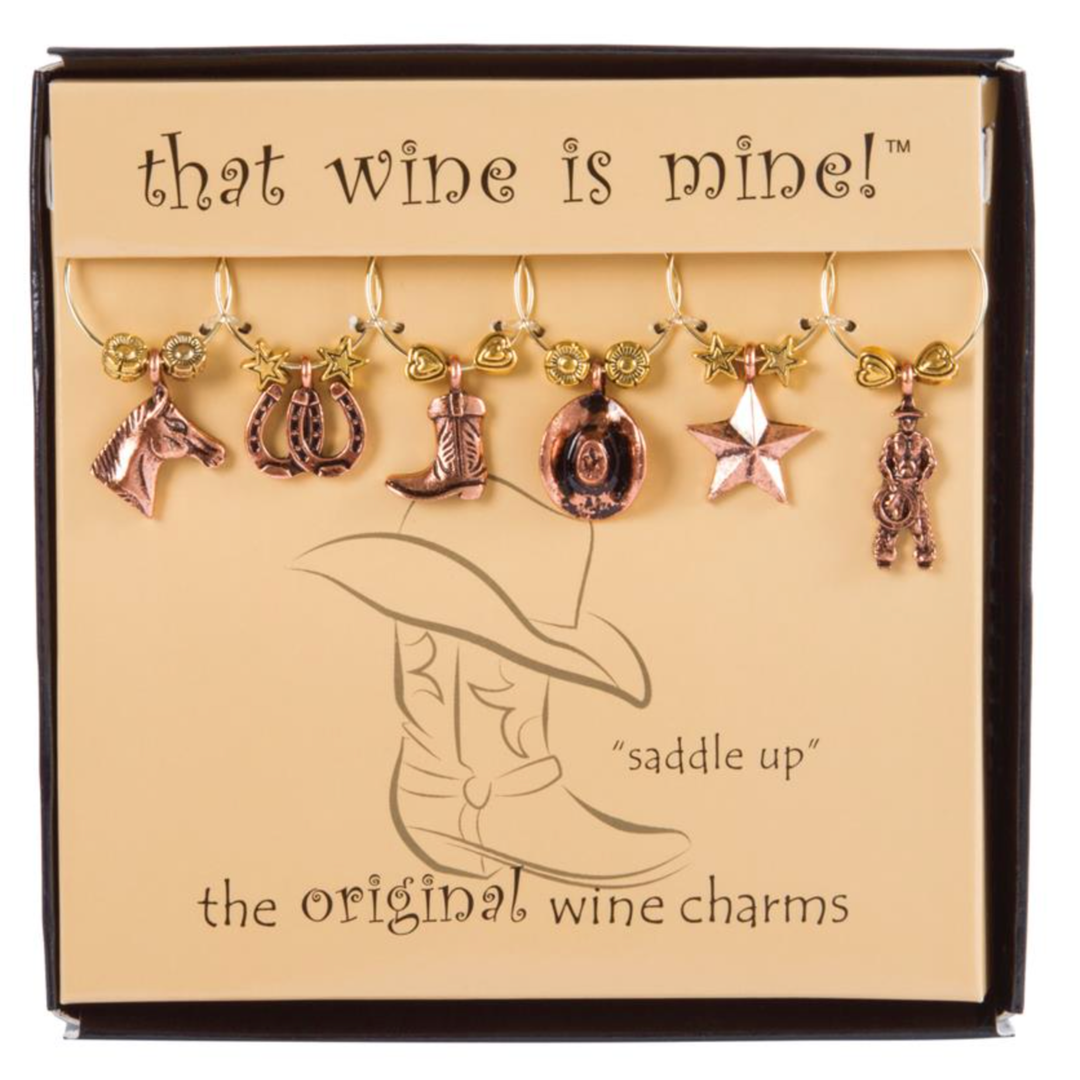 SUPREME HOUSEWARES Saddle Up Wine Charms