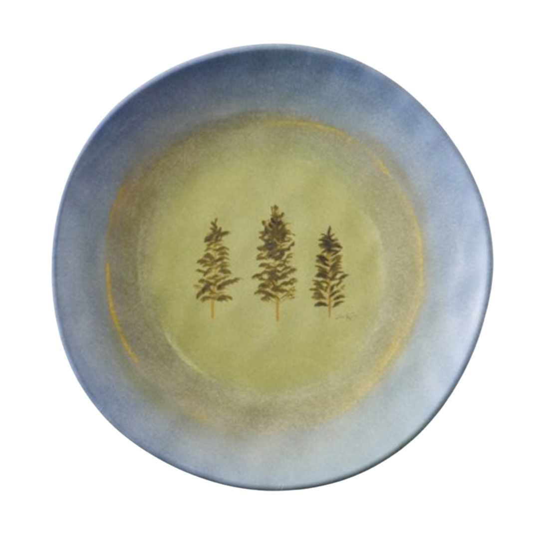 MERRITT Lakeside Tree Melamine Salad Plate Default Title