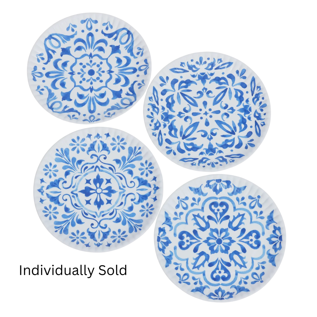 180 DEGREES Villa Del Mar Melamine Paper Plate Style Plate Default Title