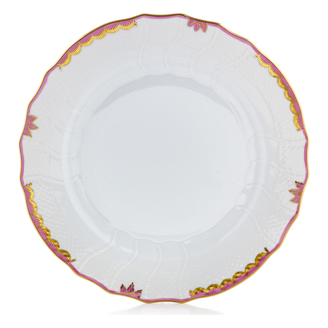 HEREND Princess Victoria Pink Dinner Plate