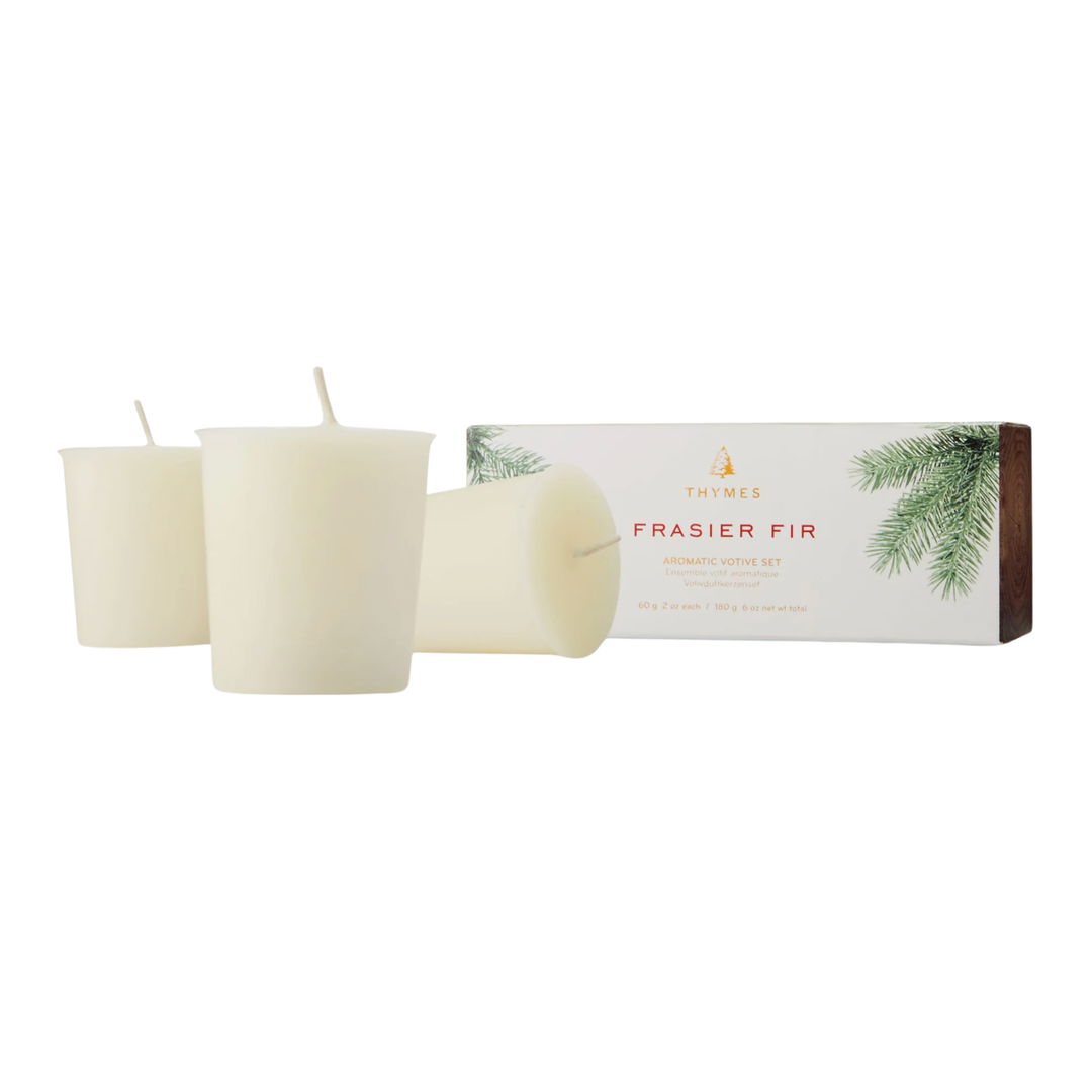 THYMES Fraiser Fir Medium Candle Flock Collection Default Title