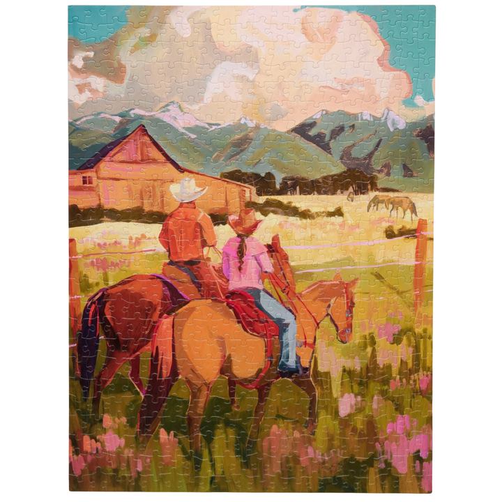 WERKSHOPPE Saddle Up 500 Piece Puzzle