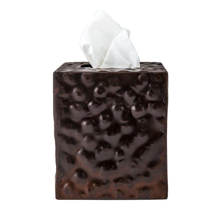 JAN BARBOGLIO Hammered Square Tissue Box Default Title