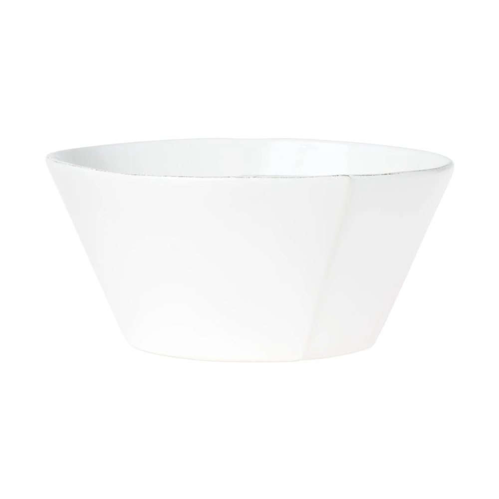 VIETRI Lastra White Large Stacking Serving Bowl Default Title