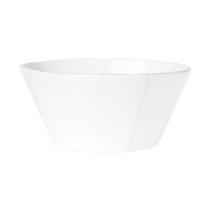 VIETRI Lastra White Large Stacking Serving Bowl Default Title