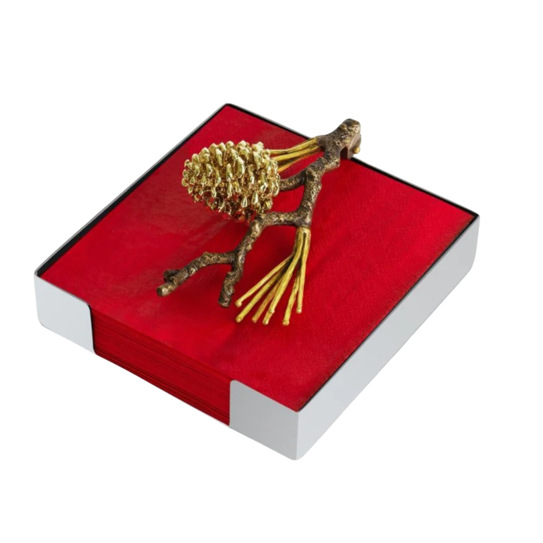 MICHAEL ARAM Pine Cone Cocktail Napkin Holder