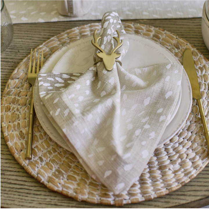 SPLIT P Gold Deer Napkin Ring