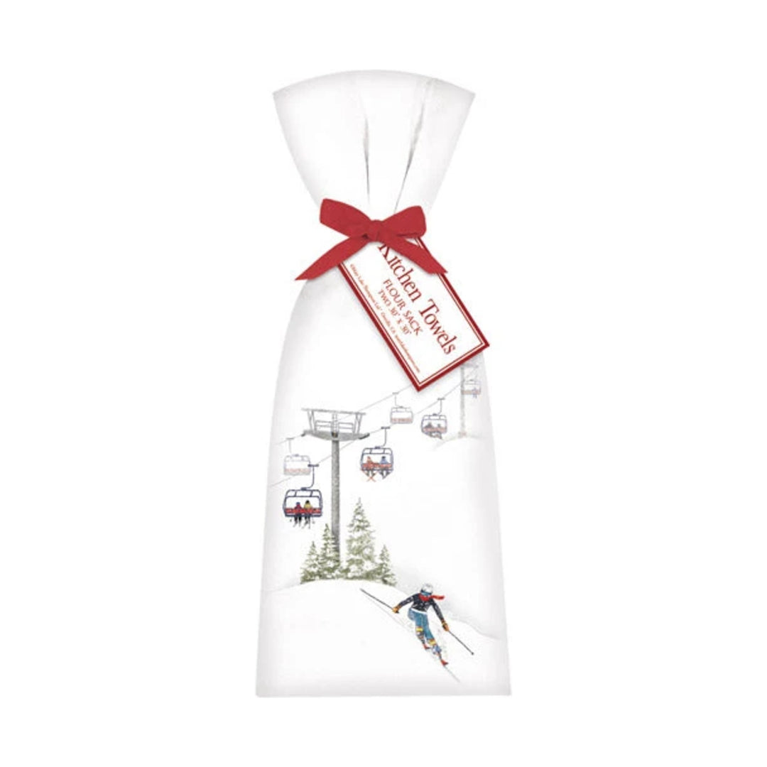 MARY LAKE THOMPSON Mountain Skier Towel Set Default Title