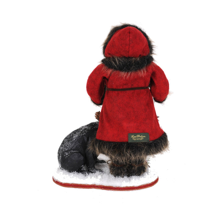 KAREN DIDION Woodland Bear Santa Figure