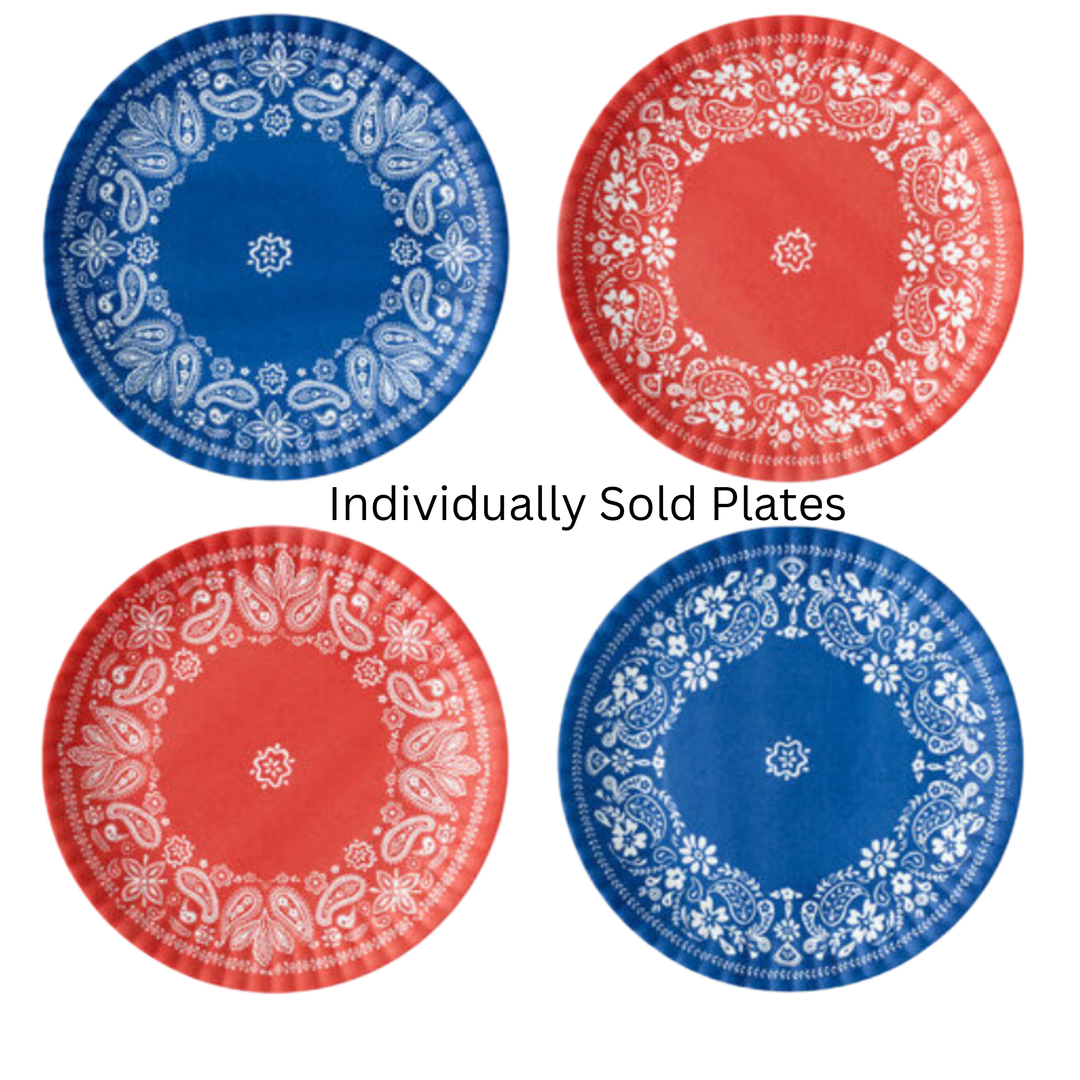 180 DEGREES Individually Sold American Holiday Melamine Plates