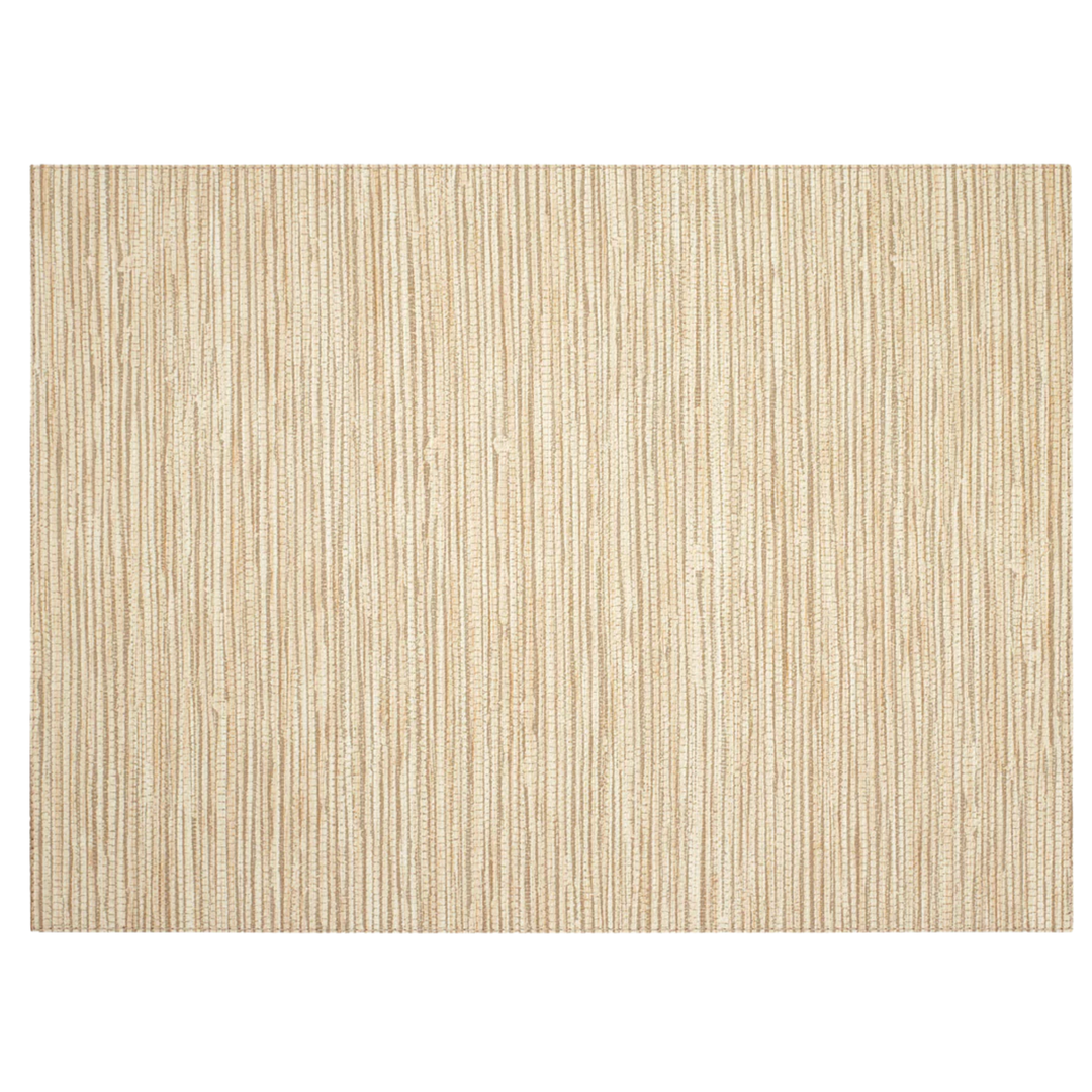 BODRUM Grasscloth Latte Rectangle Placemat