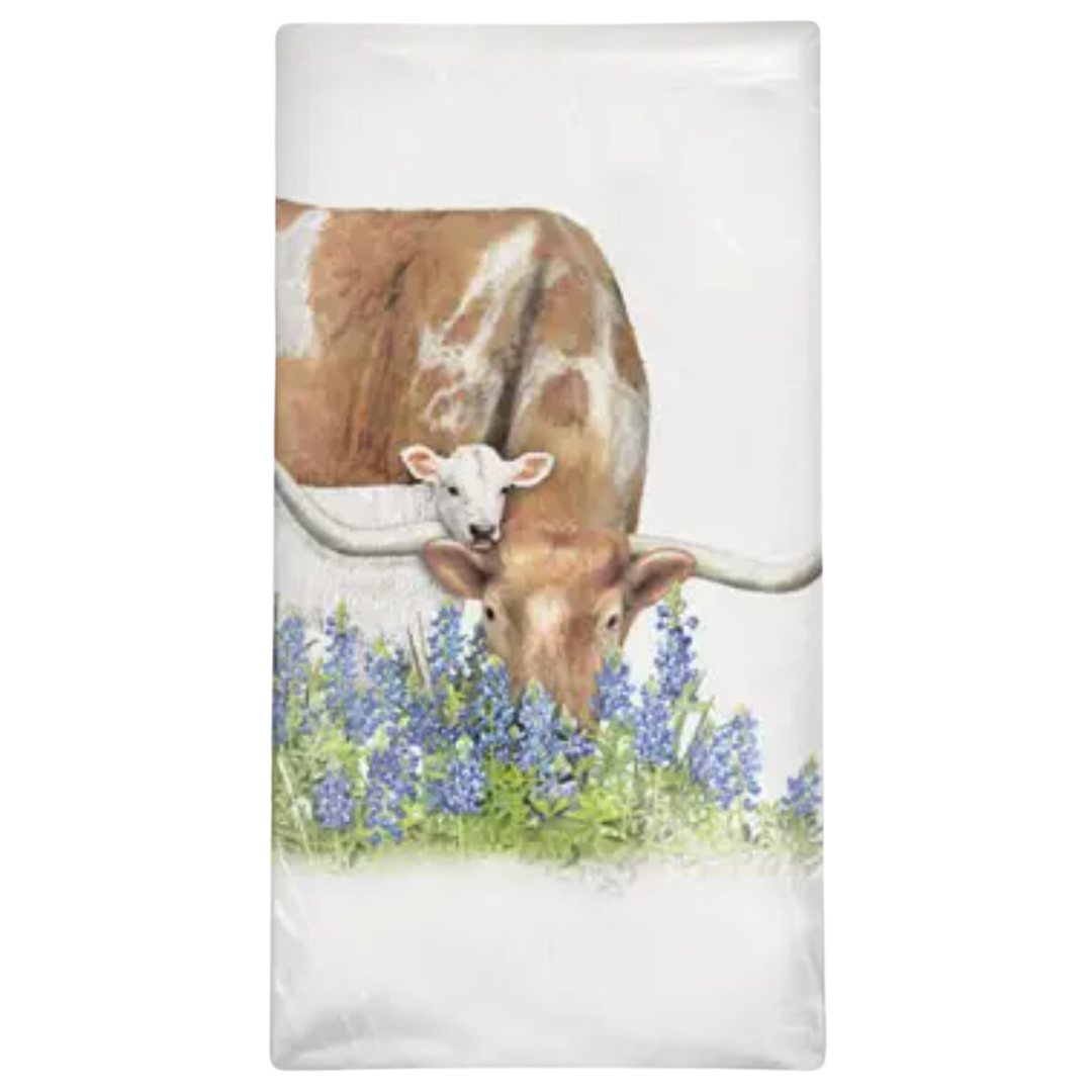 MARY LAKE THOMPSON Longhorn And Calf Bagged Towel Default Title